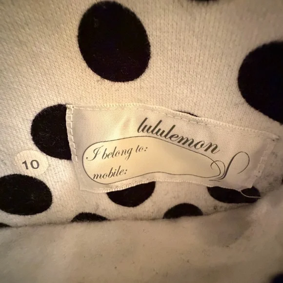 Lululemon Scuba Hoodie II – Rare Polka Dot Fade – Size 10 - Picture 7 of 10
